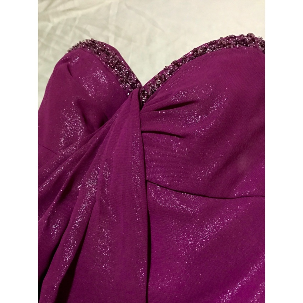 Womens strapless Sangria Davids Bridal Dress/size4